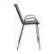 Merrick Lane Set of 2 Manado Series Metal Bar Height Patio Chairs with Flex Comfort Material